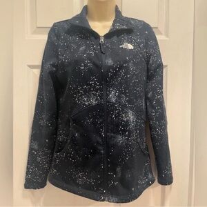 The North Face Women's Splatter Space
Star Galaxy Navy Full Zip Jacket-Small-EUC